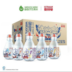屈臣氏 儿童饮用水汪汪队奥特曼联名蒸馏水整箱  200ml*12瓶