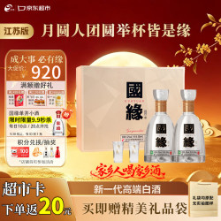今世缘 国缘系列 国缘 四开 42%vol 浓香型白酒 500ml*2瓶 礼盒装