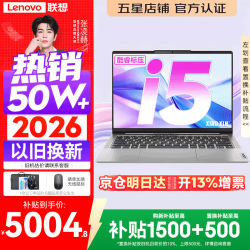联想 高性能标压i5 笔记本电脑+鼠标  intel 集成显卡 酷睿i5-12450H 无机械硬盘 1920*1200 灰色 512GB 60Hz 16GB