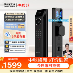凯迪仕 P30 Pro Max AI版 3D人脸识别 智能门锁