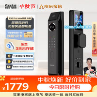 凯迪仕 P30 Pro Max 双摄AI版 电子智能锁 幻影黑