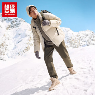 超级安踏 运动羽绒服男士秋冬立领宽松防泼水保暖面包夹克外套152548912U