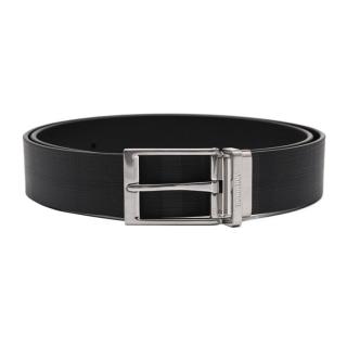 BURBERRY logo刻字针扣商务休闲百搭双面用男士皮带腰带3.5cm