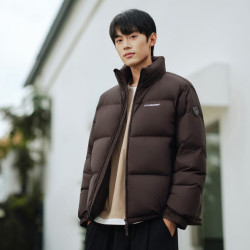 坦博尔 立领羽绒服城市通勤简约厚外套男女同款