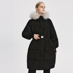 朗姿 集团旗下欧洲EiLEEN ELITEE白鹅绒时尚羽绒服外套