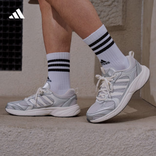 adidas ECLYPTIX 2.0舒适网面复古休闲老爹鞋男女阿迪达斯轻运动   浅灰/金属银/亮白   36