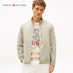 TOMMY HILFIGER Tommy26秋冬男装户外小隐格可打包运动徒步夹克外套