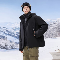雪中飞 鹅绒三合一冲锋衣羽绒服 多色可选