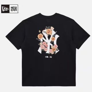 NEW ERA 正品New Era纽亦华运动短袖T恤透气男女情侣印花宽松圆领14179171