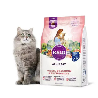 HALO 美国进口Halo自然光环猫粮纯鲜肉克软便健美体态美毛成猫粮10磅