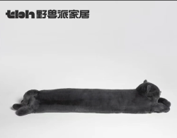 野兽派家居 懒蓝猫长条抱枕靠垫卧室夹腿办公室抱枕沙发可爱腰枕车载抱枕