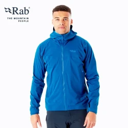 Rab Kinetic2.0户外保暖热能防风疏水登山运动外套冲锋衣 QWG-74 猎户座蓝 M
