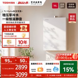 东芝 JSQ30-TL10 一级静音水伺服 16L 天然气燃气热水器