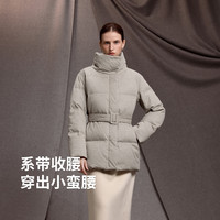 20点开始:冰洁 95 绒 800+蓬松度 1000+清洁度 鹅绒中长款羽绒服女 立领蓄热羽绒服J5400JN50
