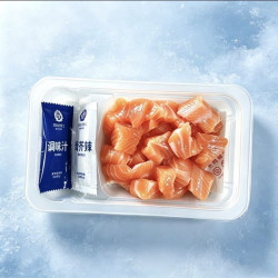 鑫江洋挪威进口三文鱼400g碎肉可刺身可生食