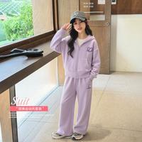 史努比 女童春秋套装儿童运动套装秋季中大童套装时尚百搭