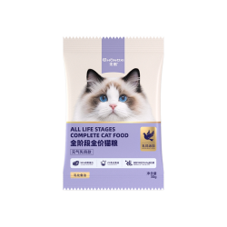 宠熙 全价猫粮乳鸽添加营养滋补冻干碎裹粮款成猫幼猫猫粮1.5kg装