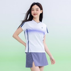 KAWASAKI 羽毛球服运动套装休闲上衣运动短裙两件套小蛮腰系列