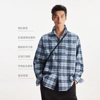 杰克琼斯 男士肌理感格纹面料衬衣 五折专区任选
