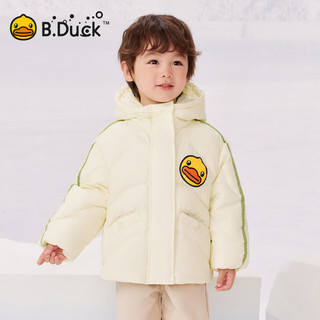 B.Duck小黄鸭 儿童羽绒服 米色 120cm