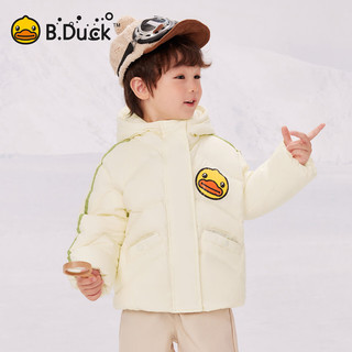 B.Duck小黄鸭 儿童羽绒服 米色 120cm