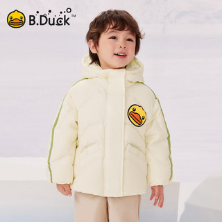 B.Duck小黄鸭 儿童羽绒服 米色 120cm