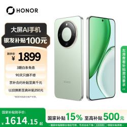 荣耀 X70 焕新版 8+256 竹韵青 十面抗摔 8300mAh青海湖电池 IP69防水 荣耀绿洲护眼屏 AI手机