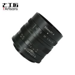 七工匠 55mm f1.4大光圈微单定焦人文镜头索尼e卡口黑色（一代） 索尼E口（索尼微单系列）