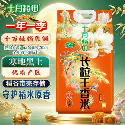十月稻田 长粒王香米 东北香米 5kg