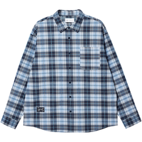 JACK&JONES 杰克琼斯 刺绣字母贴布 格纹面料 男士衬衫