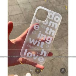 C 【裸机手感】极简个性字母 iPhone6-17系列苹果手机壳