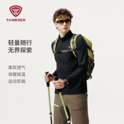 坦博尔 半拉链卫衣华夫格纹 TA55653A