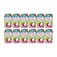 88VIP：HETUN 山竹汁330ml*12罐整箱装添加NFC非浓缩还原果汁