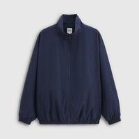 Gap 男装2026春季款logo印花经典立领宽松夹克外套上衣854130