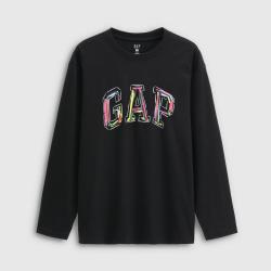 Gap 男女装春款涂鸦印花纯棉宽松长袖T恤787426