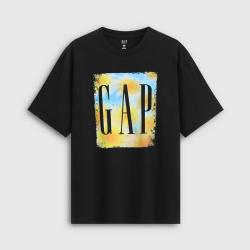 Gap 男女装2026春季款logo印花宽松短袖T恤854740