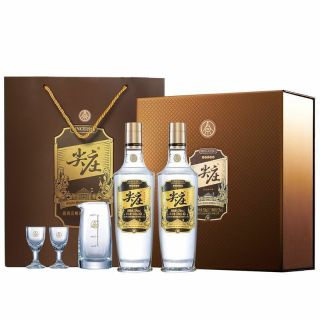 尖庄高光礼盒52度500ml*2瓶