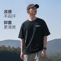 李宁 T恤男情侣短袖夏季透气运动T恤速干T恤
