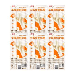 百亿补贴：德亚 原制奶酪棒手撕奶酪32g*6袋早餐烘焙零食