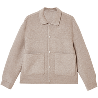 JACK&JONES 100%绵羊毛 男士毛呢夹克