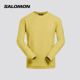 萨洛蒙 男款 户外运动休闲舒适穿搭长袖卫衣 PULLOVER 水芹绿 C28498 XL 185/104A