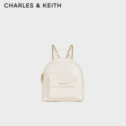 CHARLES & KEITH CHARLES&KEITH菱格链条双肩包手提包生日开学礼物送女友CK2-60671924