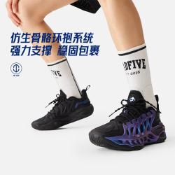 李宁 篮球鞋男鞋轻量回弹透气运动鞋