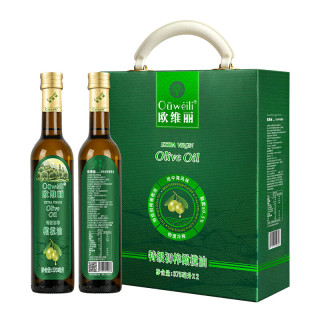 欧维丽 特级初榨橄榄油 西班牙 375ml*2瓶 礼盒装