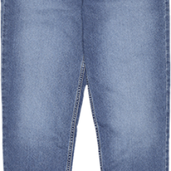 Levi's 女士蓝色休闲牛仔直筒裤