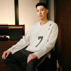 PALLADIUM 男款长袖T恤时尚宽松V领上衣