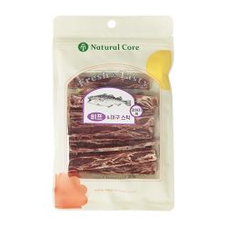 Natural Core NaturalCore狗零食宠物泰迪柯基中小型犬磨牙肉干牛肉鳕鱼条90g