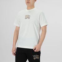 BURBERRY 男士刺绣贴饰圆领短袖T恤男装 8116170