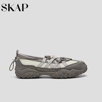 88VIP：SKAP 月光星河圣伽步女鞋2026新款玛丽珍薄底浅口女款运动芭蕾舞鞋