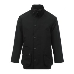 Barbour 男士口袋装饰灯芯绒尖领插肩宽松短款夹克外套